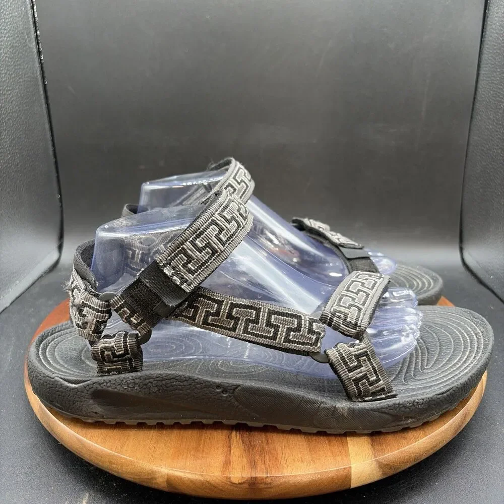 Teva Hurricane XLT2 Mens Size 10 Sandals Black Strap Aztec Outdoor Hiking 6640